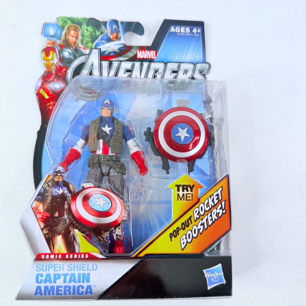 Hasbro Marvel Avengers Comic Series Super Shield Captain America Action Figure